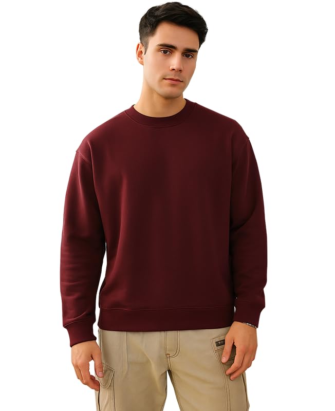 Deshvara Men’s Round Neck Full Sleeves Sweatshirt - Deshvara