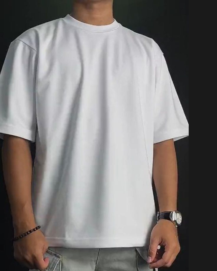 Deshvara Premium Oversized Cotton T-Shirt for Men & Women – Solid Plain Casual Wear